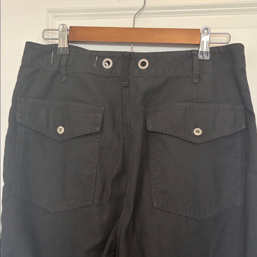 rag & bone Women's Black Cargo Pants - Picture 4 of 8